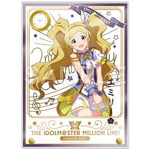 アイドルマスター ミリオンライブ！ 時計付アクリルアート エミリー スチュアート ルミエール・パピヨン ver.