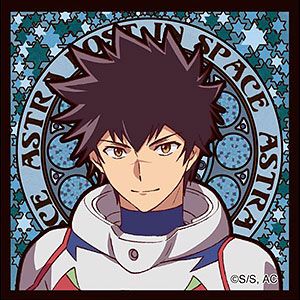 彼方のアストラ スクエア缶バッジ カナタ・ホシジマ