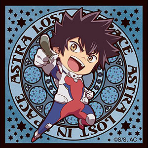 彼方のアストラ スクエア缶バッジ カナタ・ホシジマSD