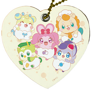 キャラレザーチャーム「キラキラハッピー★ ひらけ！ここたま」03/集合デザイン