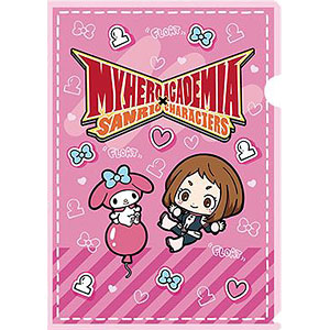 僕のヒーローアカデミア×サンリオ クリアファイル 麗日お茶子・マイメロディ