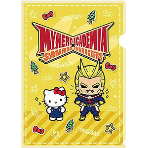 僕のヒーローアカデミア×サンリオ クリアファイル オールマイト・ハローキティ