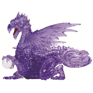 クリスタルパズル パープル ドラゴン