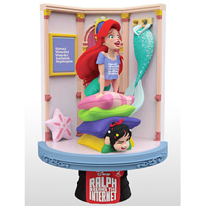 ★シュガー・ラッシュ：オンライン ヴァネロペ＆ジャスミン フィギュア BANPRESTO Disney Characters Q posket Vanellope 通常カラー