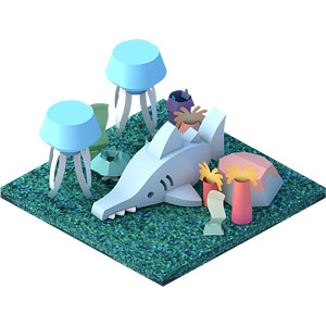 HALFTOYS Dream Ocean Series HO001 SAW SHARK (ハーフトイズ ドリームオーシャンシリーズ ノコギリザメ)