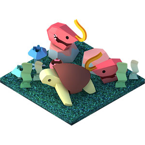 HALFTOYS Dream Ocean Series HO003 GREEN TURTLE (ハーフトイズ ドリームオーシャンシリーズ アオウミガメ)