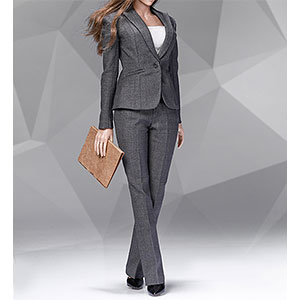 1/6 女性用アウトフィット オフィスレディ スーツ X30 パンツ Ver. B (ドール用)