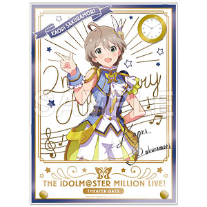 アイドルマスター ミリオンライブ！ 時計付アクリルアート 桜守歌織 ルミエール・パピヨン ver.