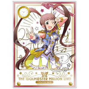 アイドルマスター ミリオンライブ！ 時計付アクリルアート 松田亜利沙 ルミエール・パピヨン ver.