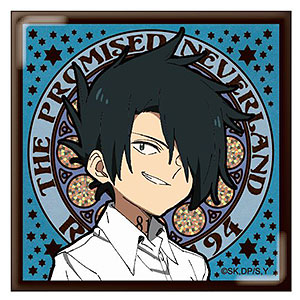 約束のネバーランド アールヌーボーシリーズ スクエア缶バッジvol.2