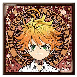 約束のネバーランド アールヌーボーシリーズ スクエア缶バッジvol.2