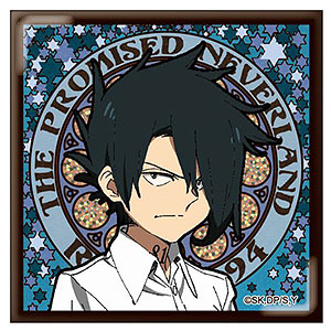 約束のネバーランド レイ アールヌーボーシリーズ スクエア缶バッジ 約束のネバーランド】レイ アールヌーボーシリーズ スクエア缶