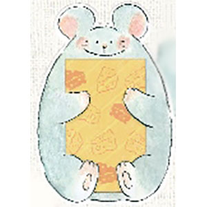 だっこポチ袋 ねずみ