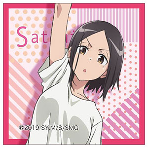 ダンベル何キロ持てる？ スクエア缶バッジ 上原彩也香[GRANUP]《在庫切れ》