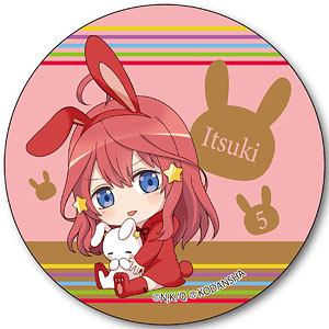 ぎゅぎゅっと月見 うさみみ缶バッチ 五等分の花嫁 中野二乃[ベル