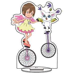 キャラアクリルフィギュア「デジモンアドベンチャー」03/八神ヒカリ＆テイルモン