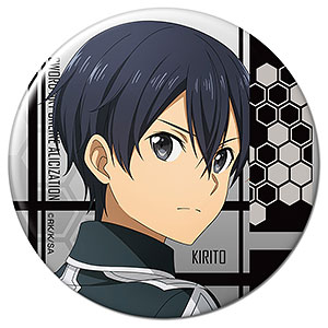 希少　ソードアートオンライン　缶バッジ　応募者全員サービス　キリト　ユージオ アニメージュ5月号 応募者全員サービス】『ソードアート