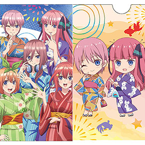TVアニメ「五等分の花嫁」 クリアファイルセット 中野三玖 浴衣