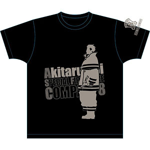 炎炎ノ消防隊 シルエットTシャツ オウビ XL