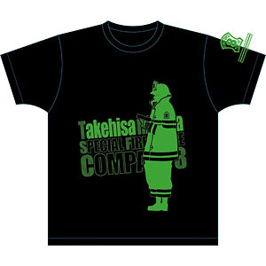 炎炎ノ消防隊 シルエットTシャツ ヒナワ S