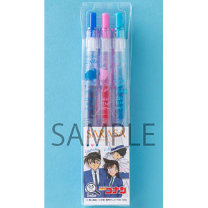 名探偵コナン サラサクリップ0.5 カラーボールペン 工藤新一＆毛利蘭＆怪盗キッド