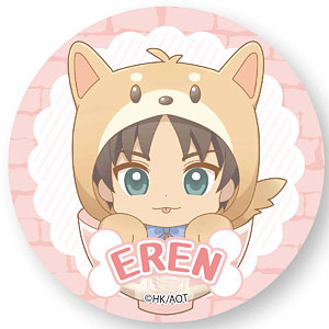 わんこめし缶バッジ 進撃の巨人 Season 3 リヴァイ(ぬいぐるみ)[ベル