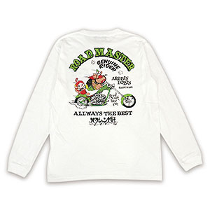 ハクション大魔王 バイク ロンT WHT XL