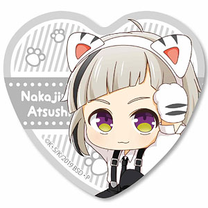 ねこかぶりハート缶バッチ 文豪ストレイドッグス フョードル・D