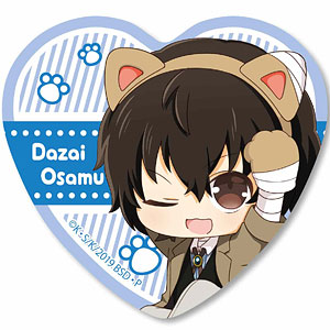 ねこかぶりハート缶バッチ 文豪ストレイドッグス フョードル・D[ベル