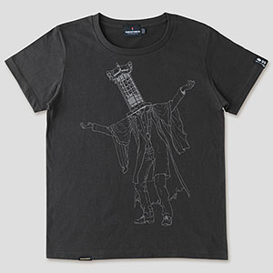 Bloodborne × TORCH TORCH/ Tシャツコレクション： 悪夢の主、ミコラーシュ インクブラック レディースL