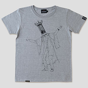 Bloodborne × TORCH TORCH/ Tシャツコレクション： 悪夢の主、ミコラーシュ ヘザーグレー レディースM