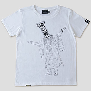 Bloodborne × TORCH TORCH/ Tシャツコレクション： 悪夢の主、ミコラーシュ ホワイト レディースL