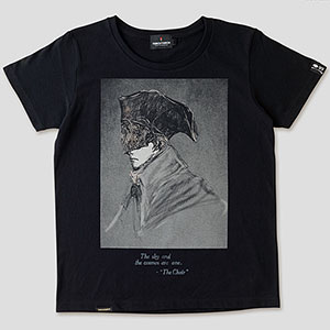 Bloodborne × TORCH TORCH/ Tシャツコレクション： 宇宙は空にある ブラック レディースM