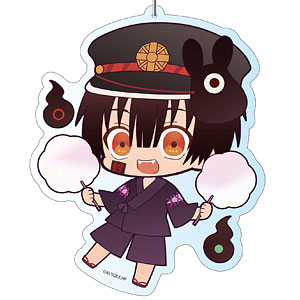デカキーホルダー 地縛少年花子くん × THEキャラCAFE ぷにキャラ 浴衣 デカキーホルダー 地縛少年花子くん × THEキャラCAFE ぷにキャラ