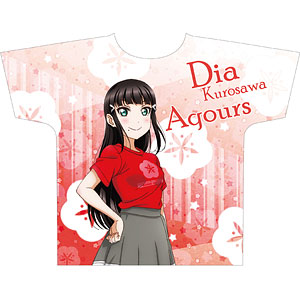 ラブライブ！サンシャイン！！ フルグラフィックTシャツ 松浦果南 アイコンTシャツver[コンテンツシード]《在庫切れ》