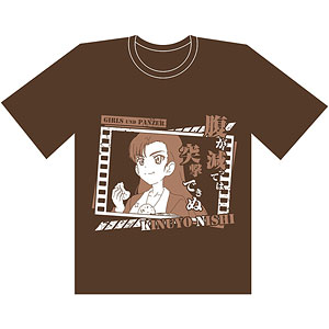 ガールズ＆パンツァー最終章 1回戦突破Tシャツ XLサイズ 知波単学園