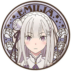 Re：ゼロから始める異世界生活 アールヌーボーシリーズ 缶バッジ エミリア