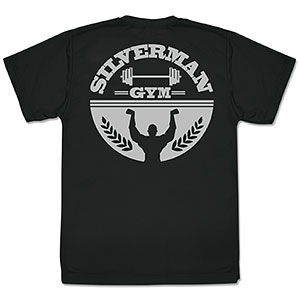ダンベル何キロ持てる？ シルバーマンジム ドライTシャツ/BLACK-M