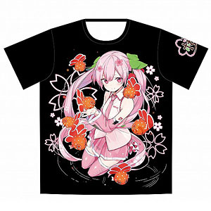 「弘前ねぷたまつり」×「桜ミク」 フルグラフィックTシャツ ill.by