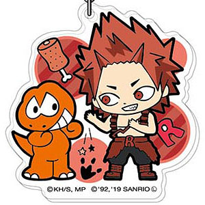 アクリルキーホルダー 僕のヒーローアカデミア×サンリオキャラクターズ07 切島鋭児郎×ウィアーダイナソアーズAK