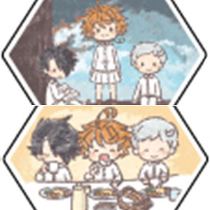 アクリルキーホルダー「約束のネバーランド」01/場面写ver. グラフアート 7個入りBOX