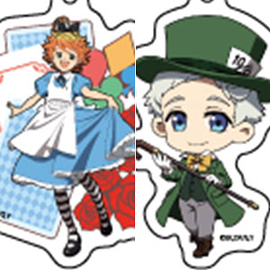 アクリルキーホルダー「約束のネバーランド」02/描き下ろし＆ミニキャラ 6個入りBOX