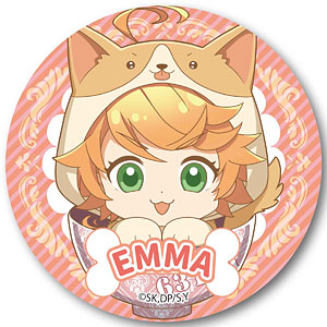 わんこめし缶バッジ 約束のネバーランド エマ(着ぐるみ)