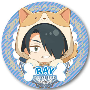 わんこめし缶バッジ 約束のネバーランド レイ(着ぐるみ)