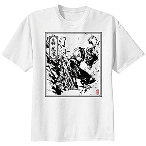 僕のヒーローアカデミア 水墨画Tシャツ レディース・轟焦凍