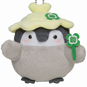 コウペンちゃん 葉っぱ帽子マスコット[グレイ・パーカー
