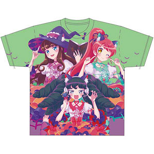 プリティーオールフレンズ 2019ハロウィン フルグラフィックTシャツ 