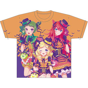 プリティーオールフレンズ 2019ハロウィン フルグラフィックTシャツ 