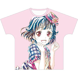 戸山香澄 Ani-Art フルグラフィックTシャツ vol.3 ホワイト×ピンク