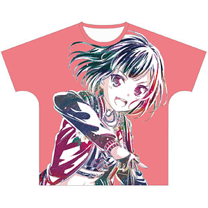 BanG Dream！ ガールズバンドパーティ！ 美竹蘭 Ani-Art フルグラフィックTシャツ vol.2 ユニセックス L